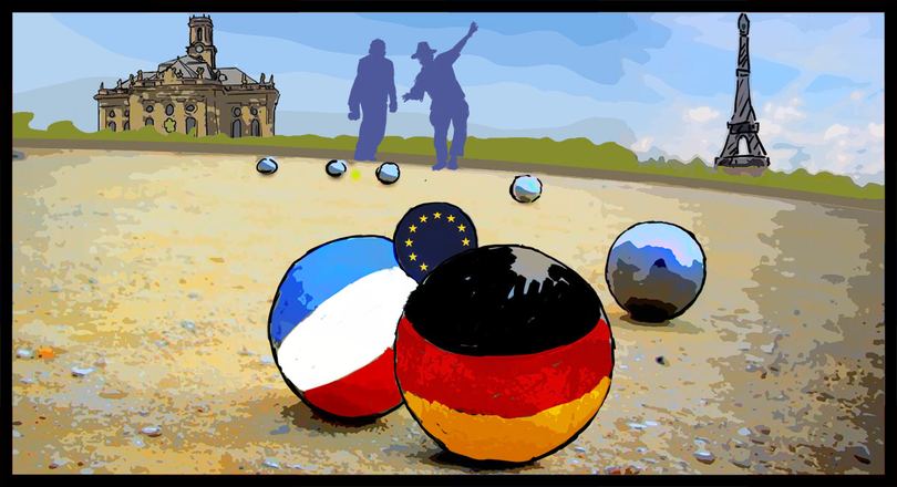 Illustration: Boulekugeln in Landesfarben