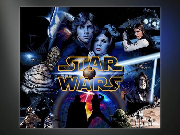 Flipper-Backglass-Design: Star Wars