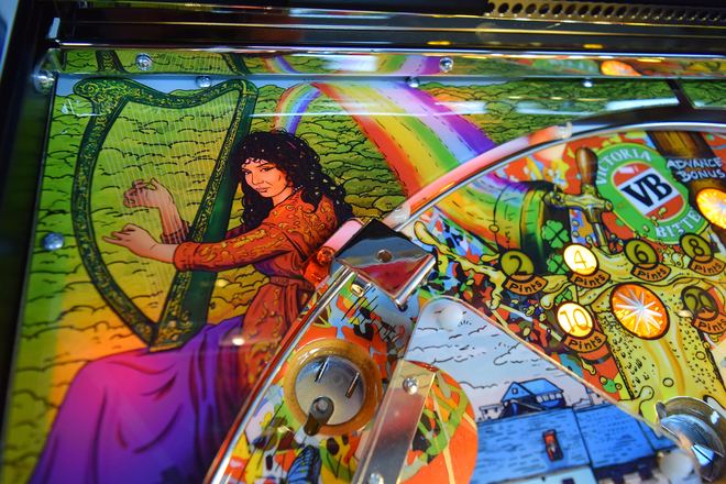Ed-Sheeran-Flipper, Spielfeld-Detail