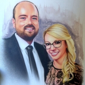 Auftragsmalerei Airbrush, Mischtechnik