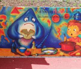 Wandmalerei Saarland Franz Schmidt