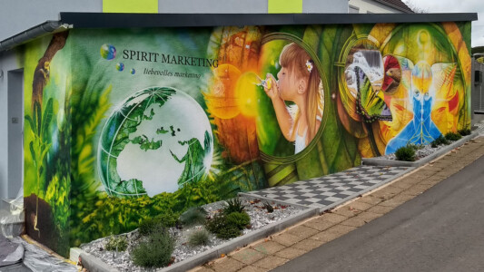 Fassadengestaltung Heusweiler/Saar Airbrush Fassadengestaltung