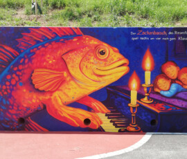 Wandmalerei Saarland Franz Schmidt