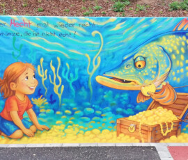 Wandmalerei Kindergarten Spiesen WandmaleRei Saarland, Spiesen